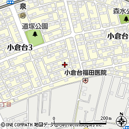 千葉県千葉市若葉区小倉台3丁目32-11周辺の地図