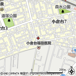 千葉県千葉市若葉区小倉台7丁目24-1周辺の地図