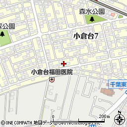 千葉県千葉市若葉区小倉台7丁目24周辺の地図