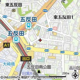 串屋横丁 五反田東口店周辺の地図