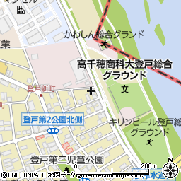 高千穂大学　登戸総合グラウンド周辺の地図