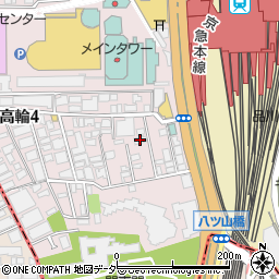 クレードル高輪周辺の地図