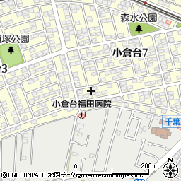 千葉県千葉市若葉区小倉台7丁目24-3周辺の地図