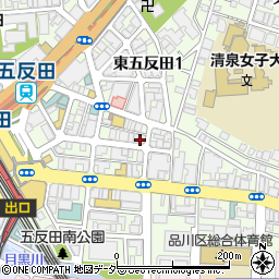 亀戸ホルモン 五反田店周辺の地図