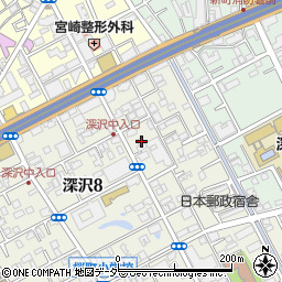 東京都世田谷区深沢8丁目4-9周辺の地図