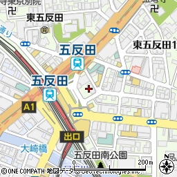 お忍びダイニング たくみ ‐Takumi‐ 五反田店周辺の地図