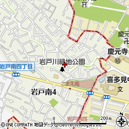 東京都狛江市岩戸南3丁目24-11周辺の地図