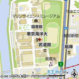 東京海洋大学　品川キャンパス周辺の地図