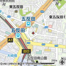 完全個室＆貸切パーティー Darts Cafe DELTA五反田店周辺の地図