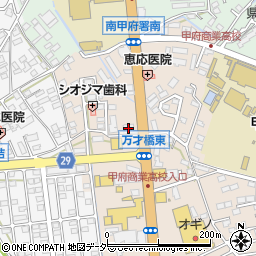 山梨中央銀行中道支店周辺の地図
