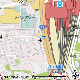 東横ＩＮＮ品川駅高輪口周辺の地図