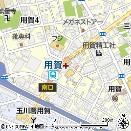 用賀駅周辺の地図