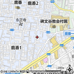 東京都目黒区鷹番1丁目7-13周辺の地図