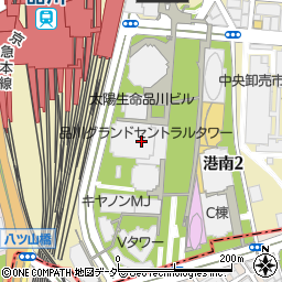 日産レンタカー品川新幹線駅前店周辺の地図