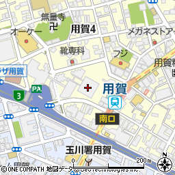 すし三崎丸用賀東急ＳＢＳ周辺の地図