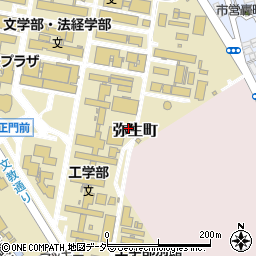 千葉県千葉市稲毛区弥生町周辺の地図