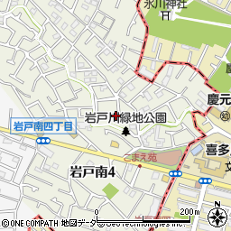 東京都狛江市岩戸南3丁目24周辺の地図