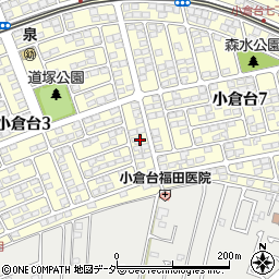 千葉県千葉市若葉区小倉台3丁目34周辺の地図