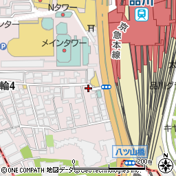 東京都港区高輪4丁目22-2周辺の地図