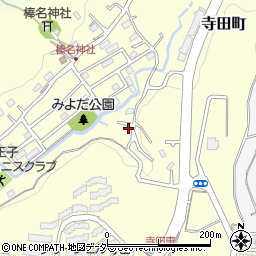 東京都八王子市寺田町734-2周辺の地図