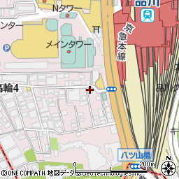 東京都港区高輪4丁目22-1周辺の地図