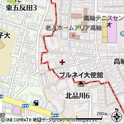 東京都港区高輪4丁目14-12周辺の地図