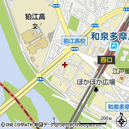東京都狛江市東和泉4丁目8-1周辺の地図