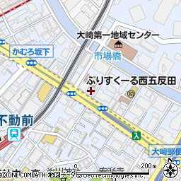 訪問看護ステーションcarna五反田周辺の地図