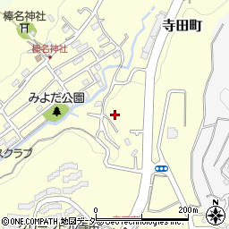 東京都八王子市寺田町389周辺の地図