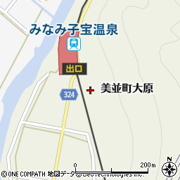 岐阜県郡上市美並町大原2496周辺の地図