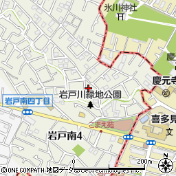 東京都狛江市岩戸南3丁目24-5周辺の地図