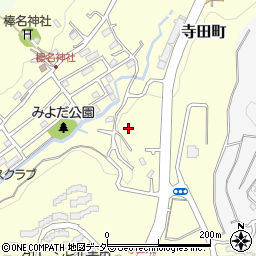 東京都八王子市寺田町388周辺の地図