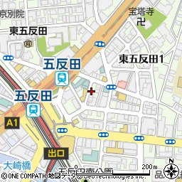 Stickers International Bar 五反田店周辺の地図