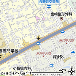 シズラー 桜新町周辺の地図