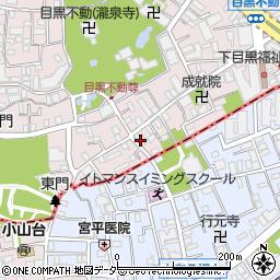 東京都目黒区下目黒3丁目13-10周辺の地図