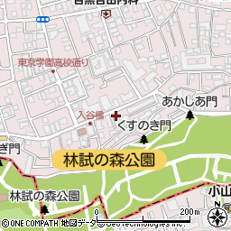 東京都目黒区下目黒5丁目34-22周辺の地図