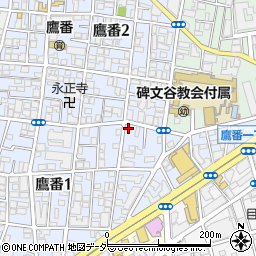 東京都目黒区鷹番1丁目7-16周辺の地図