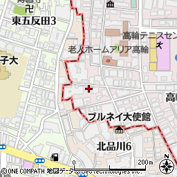 東京都港区高輪4丁目14-3周辺の地図