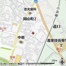 福井県敦賀市岡山町2丁目周辺の地図