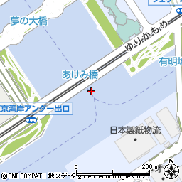 あけみ橋周辺の地図