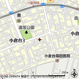 千葉県千葉市若葉区小倉台3丁目30周辺の地図