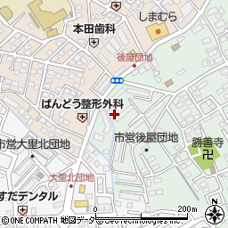 山梨県甲府市後屋町678周辺の地図