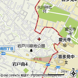 東京都狛江市岩戸南3丁目25周辺の地図