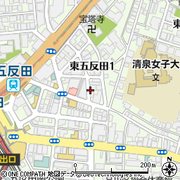 五反田コーポラス管理人室周辺の地図