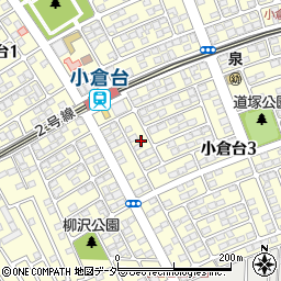 千葉県千葉市若葉区小倉台3丁目18周辺の地図