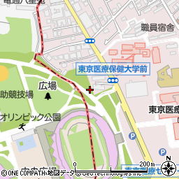 都立駒沢オリンピック公園トイレ１周辺の地図
