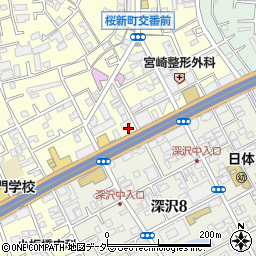 ファミリーマート２４６世田谷桜新町店周辺の地図