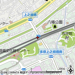 東京都多摩市落合1丁目12-1周辺の地図