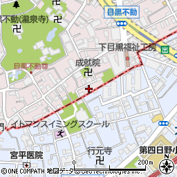 東京都目黒区下目黒3丁目10-24周辺の地図