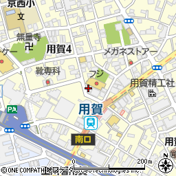 用賀駅北口みさわ耳鼻咽喉科周辺の地図